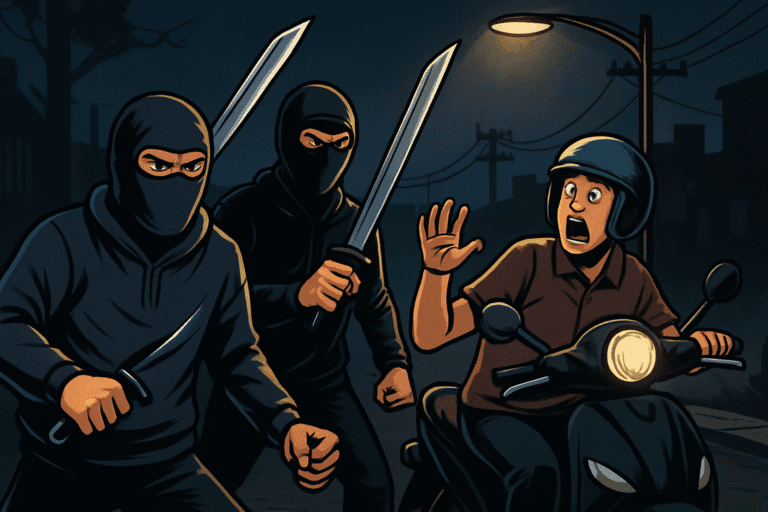 Diduga Begal, 2 Pria Bawa Pedang Ditangkap di Depok karena Aksi Mencurigakan!