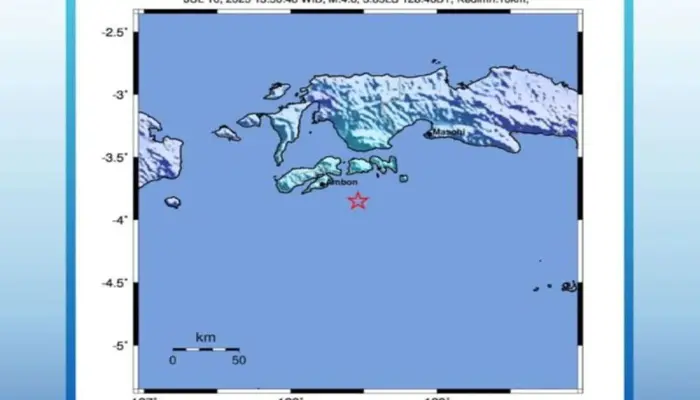 Gempa dangkal guncang Ambon Kamis sore, gempa berkekuatan 4,6 magnitudo di wilayah tenggara Ambon menurut BMKG.